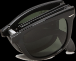 Rayban Sunglasses Folding Wayfarer Polished Black Replica - Low Price